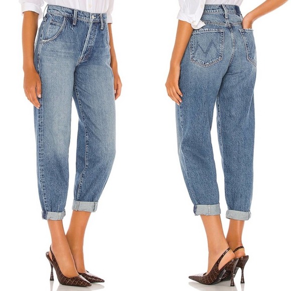 MOTHER Denim - Mother Superior The Bounce Hover Dart Lightning Hit High Rise Jeans Women’s 30